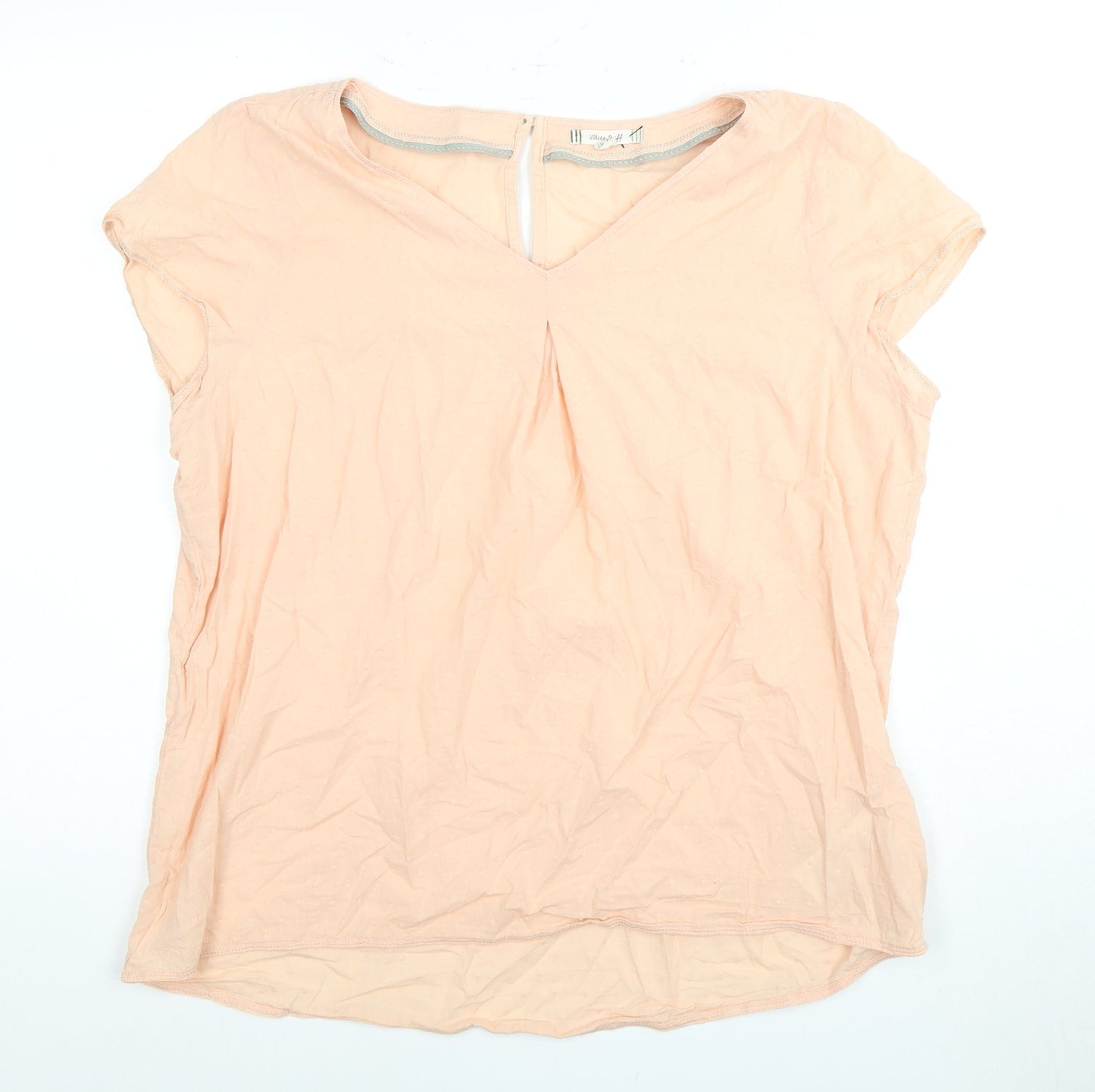 Womens UK Size 16 White Stuff Beige Basic Blouse