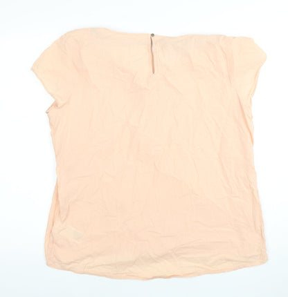 Womens UK Size 16 White Stuff Beige Basic Blouse