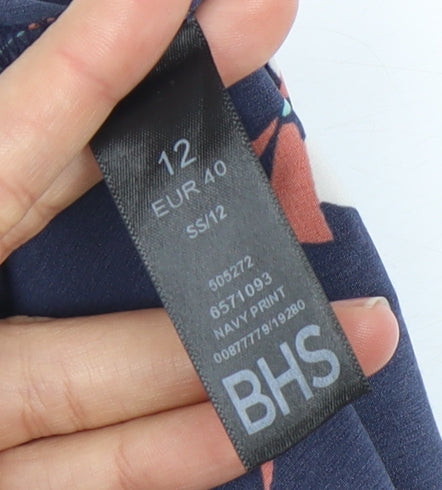 BHS Women’s Multicoloured Floral Dress, Size 12