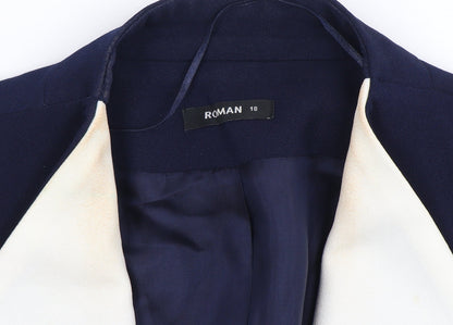 Roman Women's Blue Tuxedo Blazer Size 18