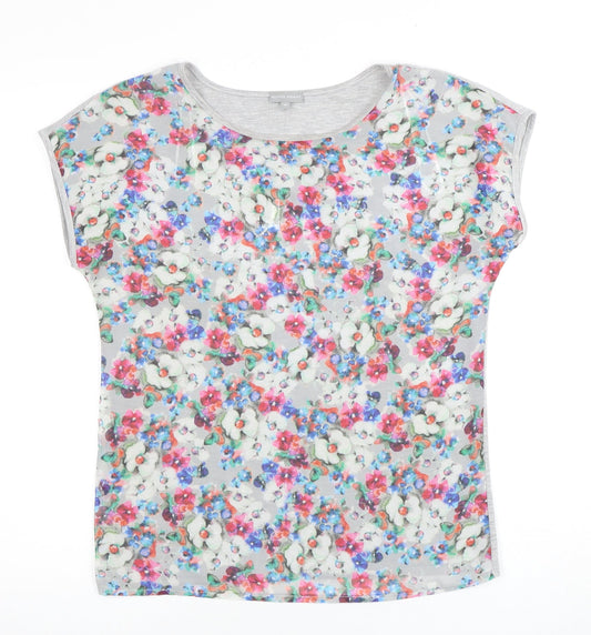 Womens UK Size 10 Oliver Bonas Multicoloured Basic T-Shirt