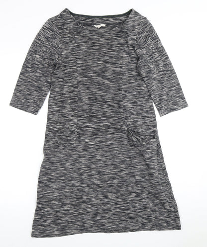 White Stuff Women's Grey Shift Dress Size 10