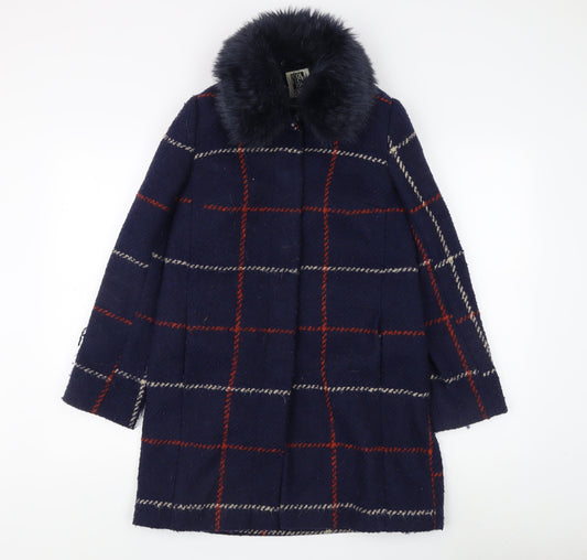 Womens UK Size 8 Debenhams Multicoloured Overcoat