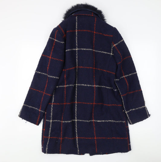 Womens UK Size 8 Debenhams Multicoloured Overcoat