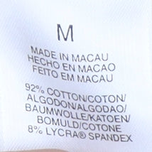 Liz Claiborne Women's Beige Black Striped V-Neck T-Shirt M