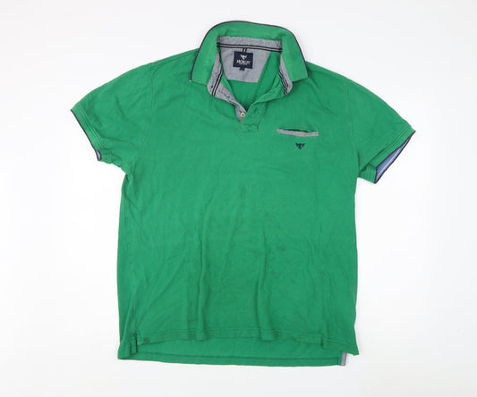 Morley Men's Green XL Polo Shirt with Logo