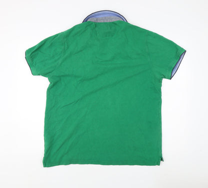 Morley Men's Green XL Polo Shirt with Logo
