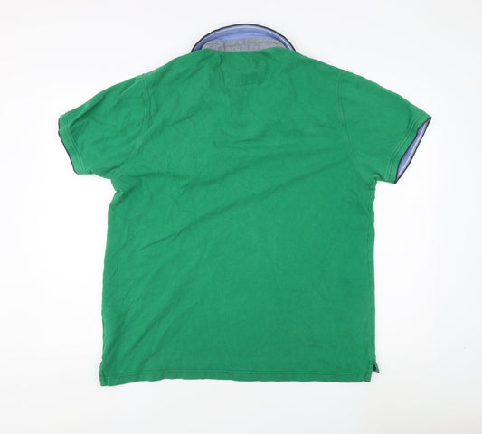 Morley Men's Green XL Polo Shirt with Logo