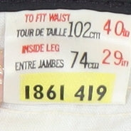 St Michael Men's Grey Pleated Trousers Size L