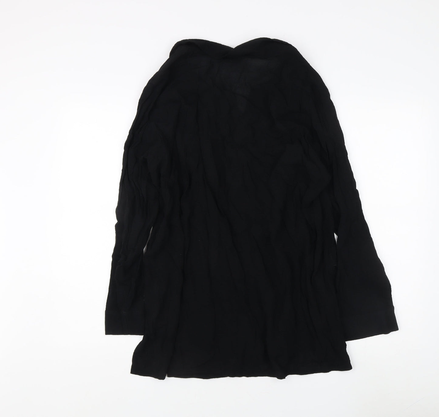 Womens UK Size 20 Marks and Spencer Black Basic Button-Up