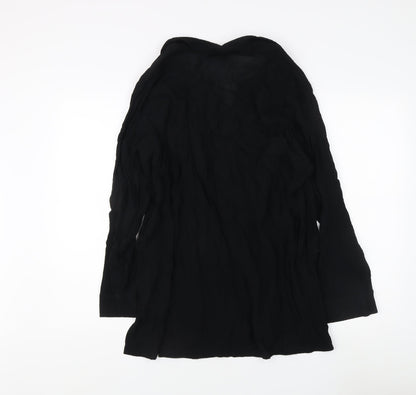 Womens UK Size 20 Marks and Spencer Black Basic Button-Up