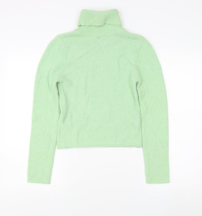 ASOS DESIGN Women's Green Roll Neck Jumper