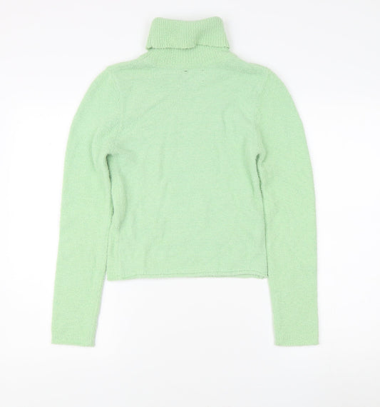 ASOS DESIGN Women's Green Roll Neck Jumper