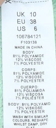 ASOS DESIGN Women's Green Roll Neck Jumper