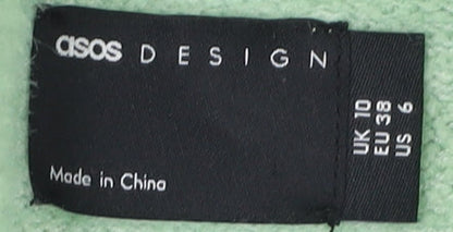 ASOS DESIGN Women's Green Roll Neck Jumper