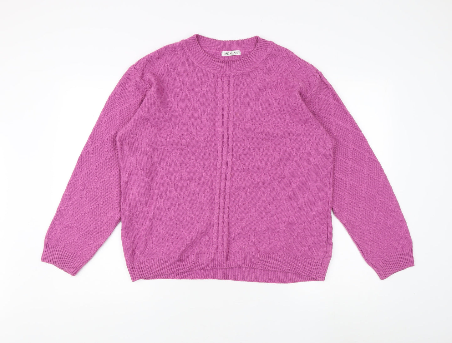 Womens UK Size 18-20 Berkertex Pink Pullover Jumper