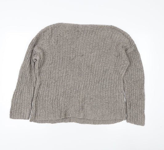 Womens UK Size 12 Zara Beige Pullover Jumper