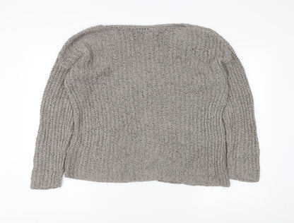 Womens UK Size 12 Zara Beige Pullover Jumper