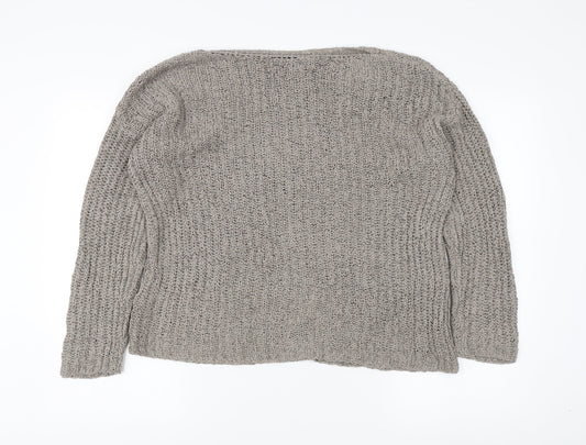 Womens UK Size 12 Zara Beige Pullover Jumper