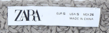 Womens UK Size 12 Zara Beige Pullover Jumper
