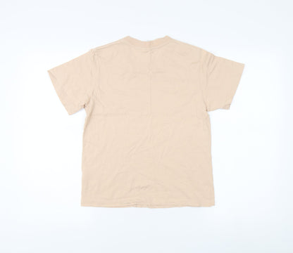 & Other Stories Women's Beige T-Shirt Size 12