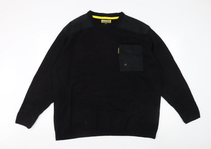 WorkWear Men’s XXL Black Pullover Jumper
