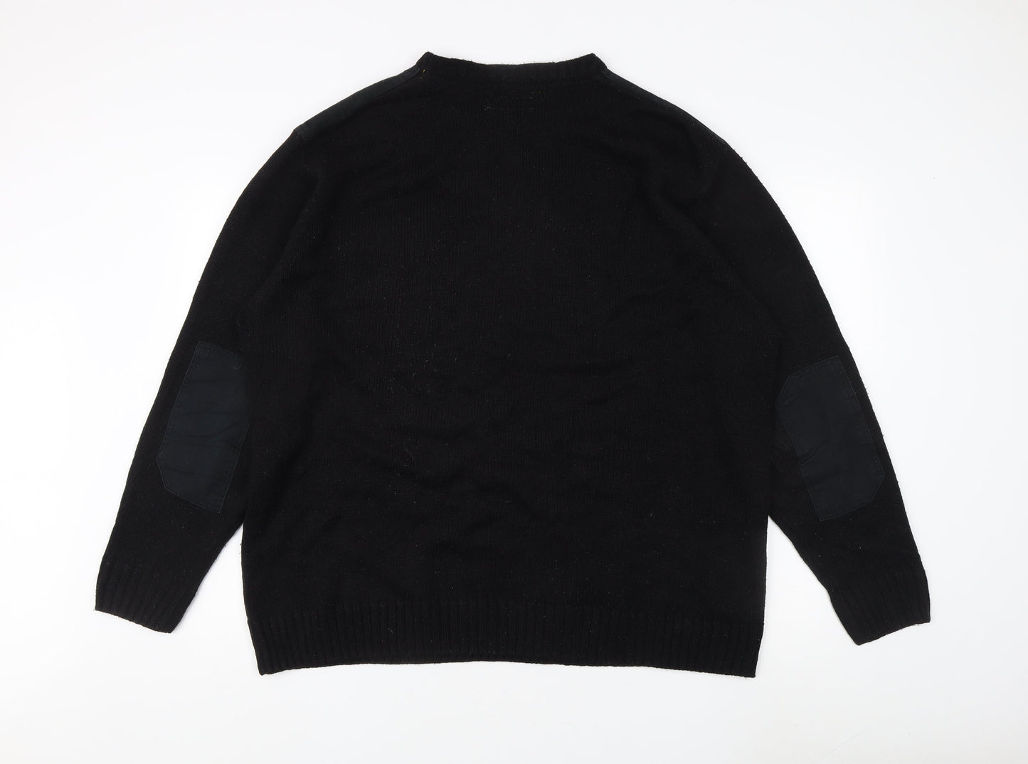 WorkWear Men’s XXL Black Pullover Jumper