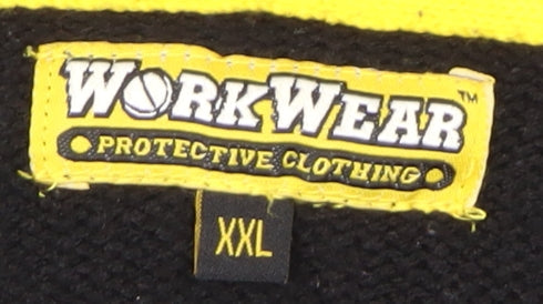 WorkWear Men’s XXL Black Pullover Jumper