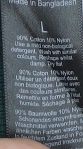 Red Herring Men's Green Collared 1/4 Zip Jumper L