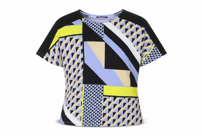 Womens UK Size 14 Marks and Spencer Multicoloured Basic T-Shirt