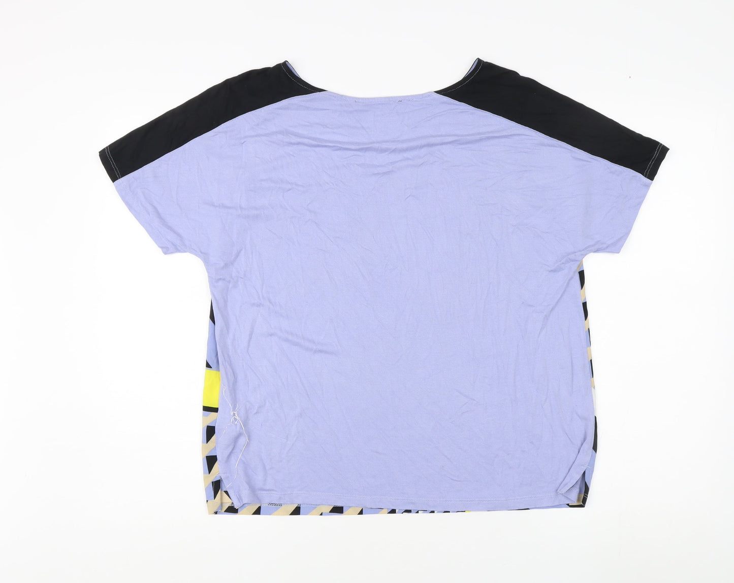 Womens UK Size 14 Marks and Spencer Multicoloured Basic T-Shirt