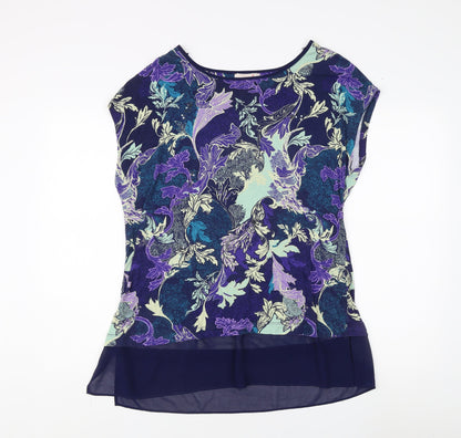 Womens UK Size 16 Marks and Spencer Multicoloured Basic Blouse