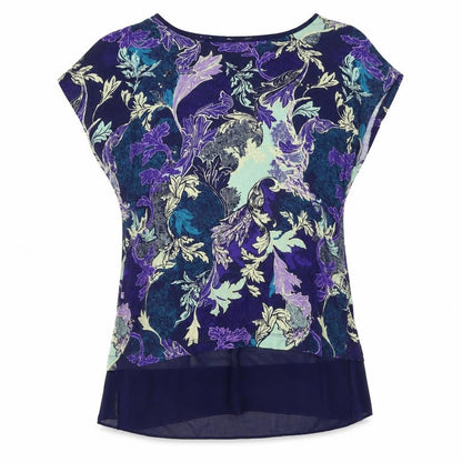Womens UK Size 16 Marks and Spencer Multicoloured Basic Blouse