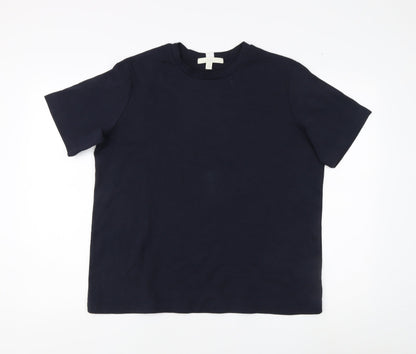 Next Unisex T-Shirt Black Size 14 Crew Neck Casual