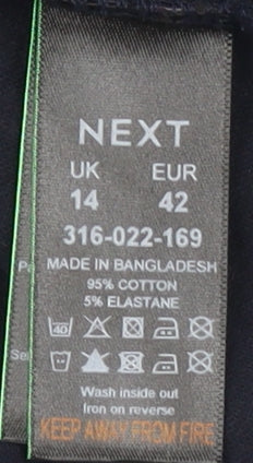 Next Unisex T-Shirt Black Size 14 Crew Neck Casual