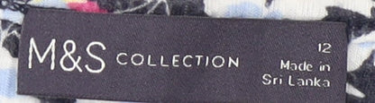 Marks and Spencer Women's Floral T-Shirt Size 12