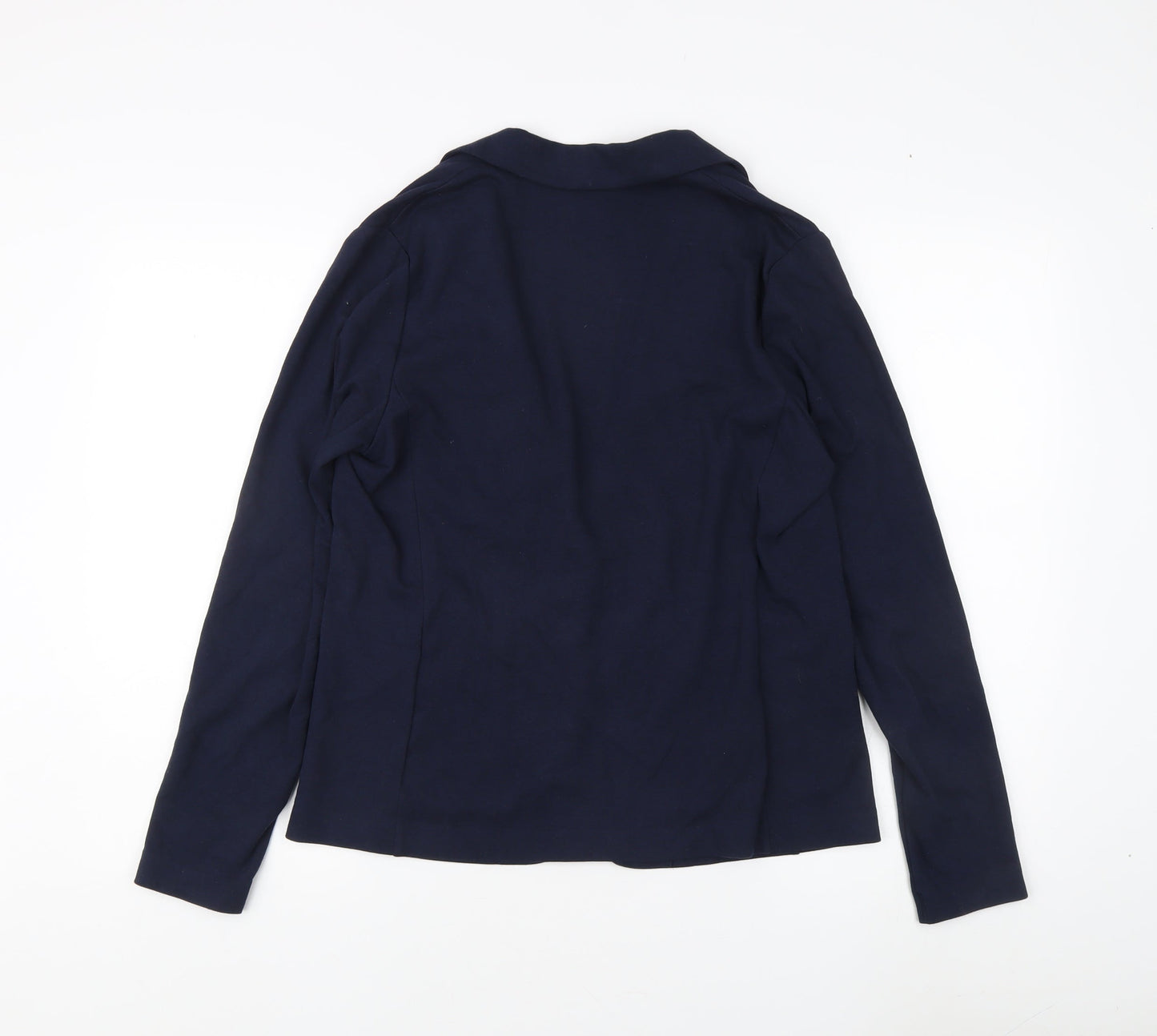 Women's Blue Blazer, Mid-Length, Business/Casual