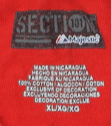 Majestic Georgia Bulldogs Men's Red XL Sports T-Shirt