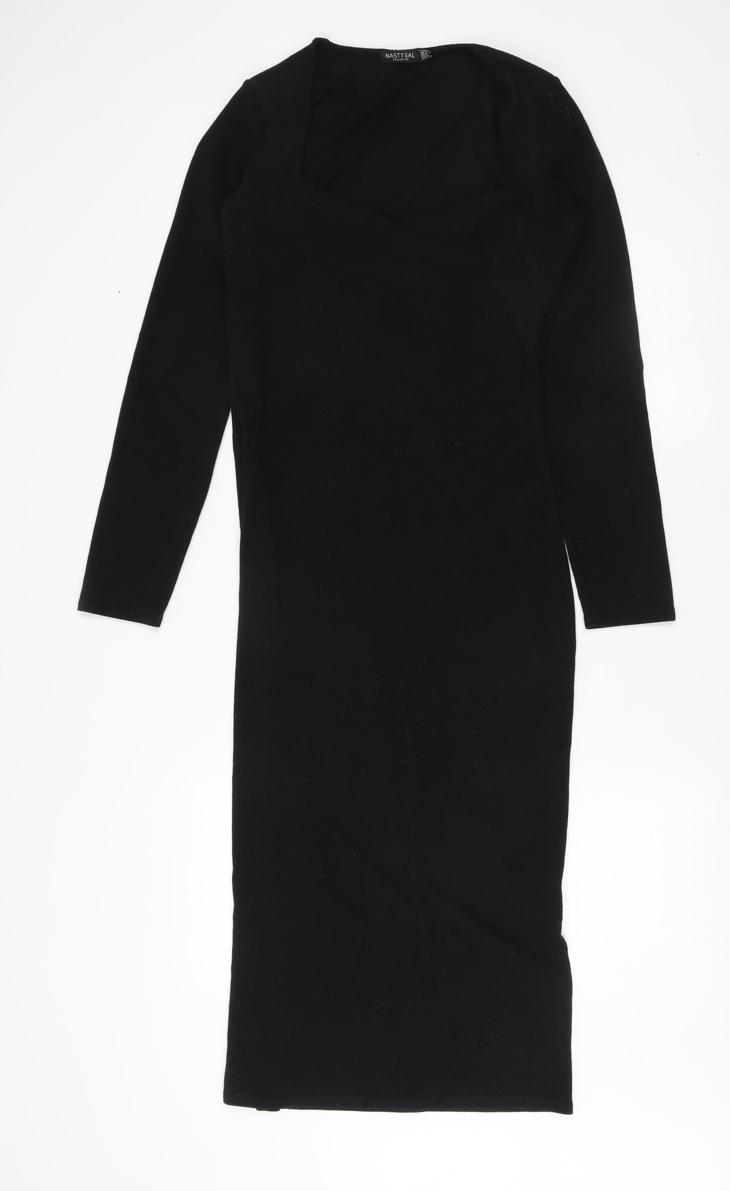 Nasty Gal Women's Black Sheath Dress Size 14