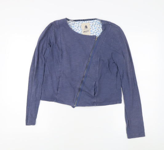 Mantaray Women's Blue Long Sleeve Knit Top Size 12