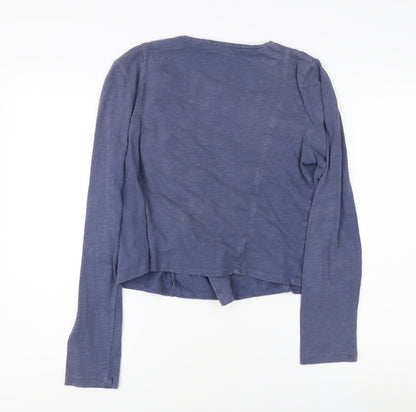 Mantaray Women's Blue Long Sleeve Knit Top Size 12