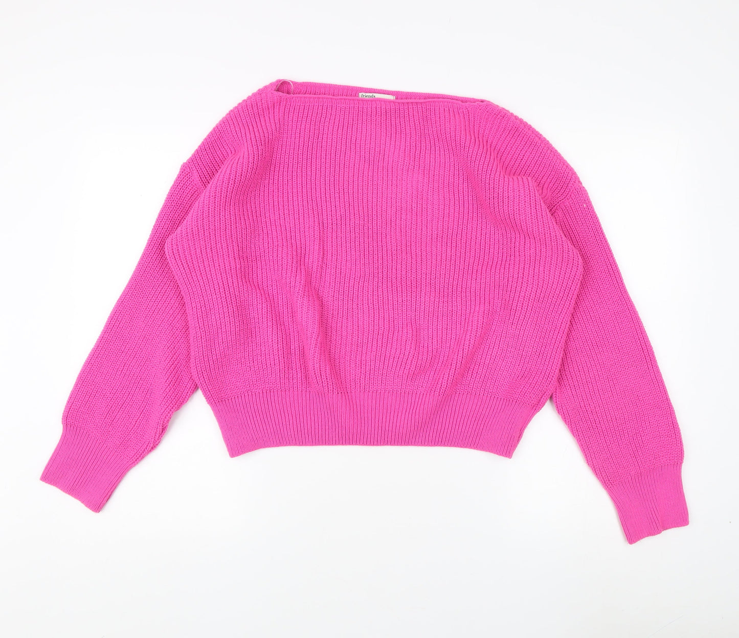 Womens UK Size 12 friends like these Pink Pullover Jumper
