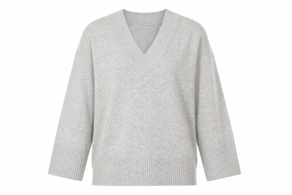 Womens UK Size L Marks and Spencer Grey Pullover Jumper