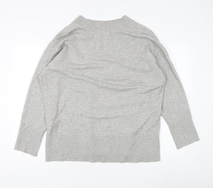 Womens UK Size L Marks and Spencer Grey Pullover Jumper