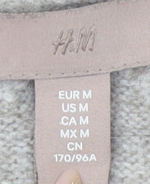 Womens UK Size M H&M Grey Cardigan Jumper