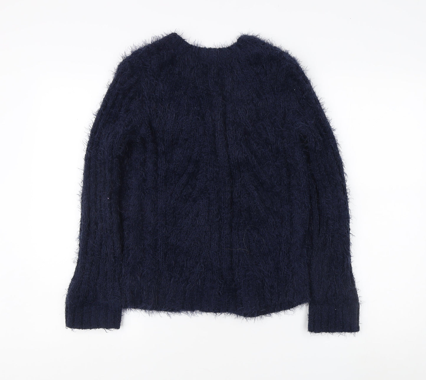 Womens UK Size XS Marks and Spencer Blue Cardigan Jumper