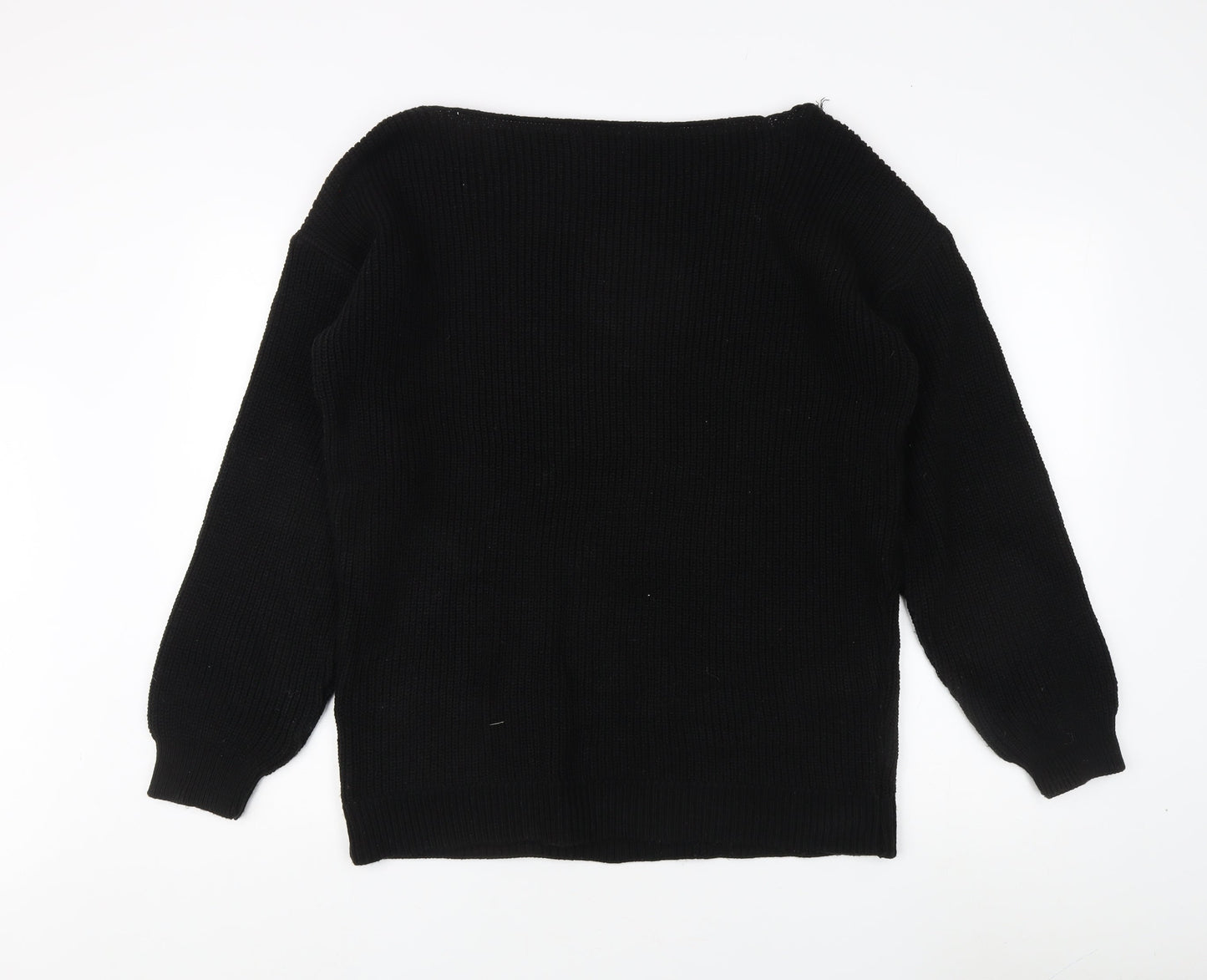 Womens UK Size 12 Friends Like These Black Pullover Jumper