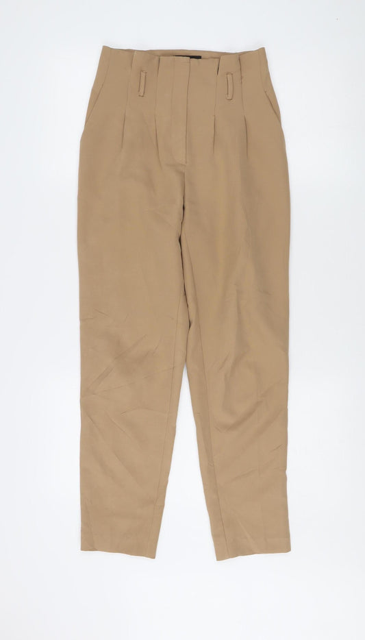 New Look Women's Beige Trousers, Size 6