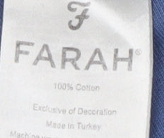 Mens UK Size M Farah Blue  T-Shirt
