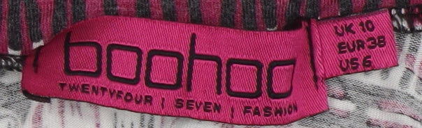 Boohoo Women's Multicoloured Floral A-Line Skirt Size 10